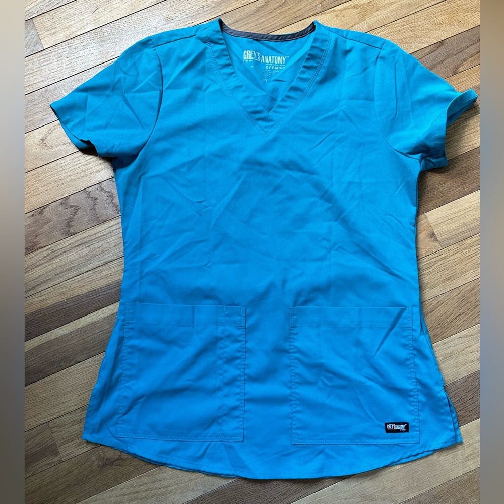 Greys anatomy scrub top size xs